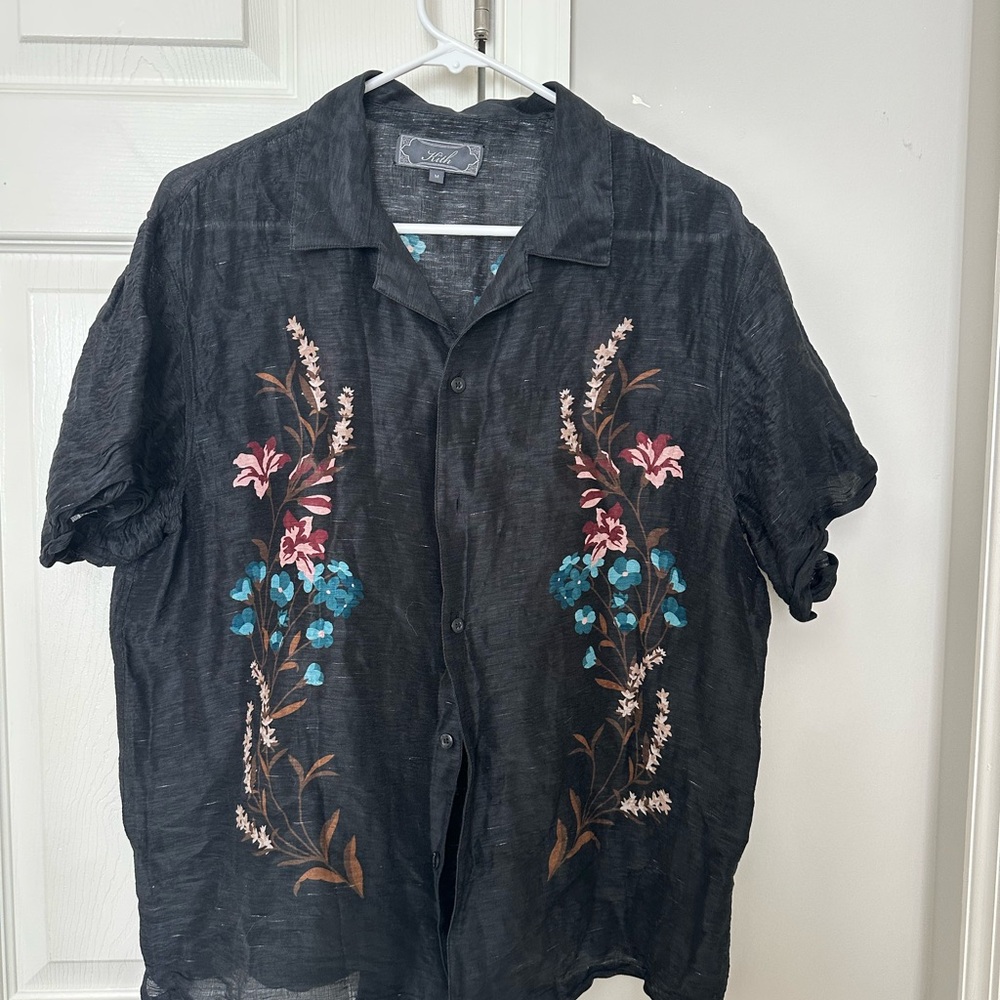Kith Charcoal Textured Shirt